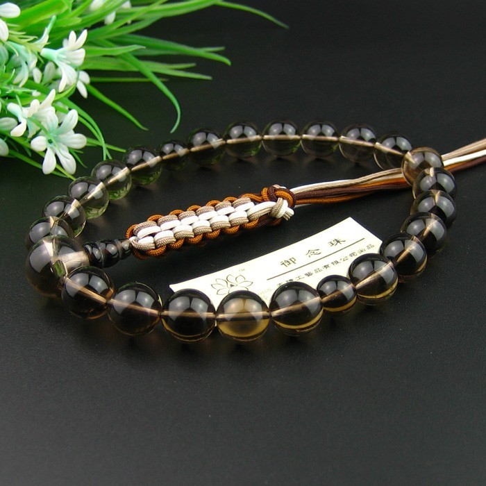 japanese smoky quartz mala2